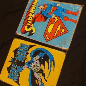 Metal Super Hero Signs